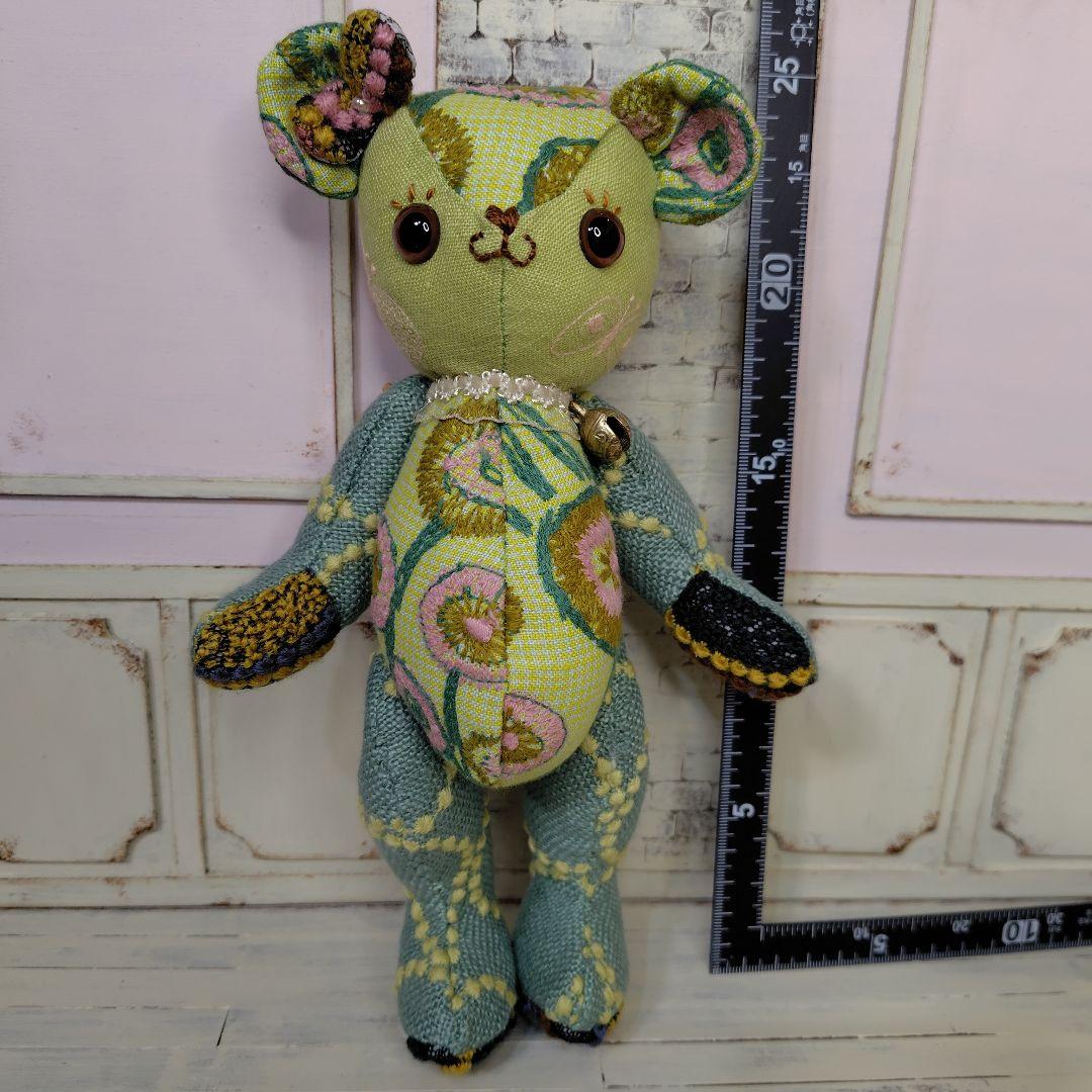 ミナペルホネン＊ハンドメイド＊ぬいぐるみ＊テディベア＊76