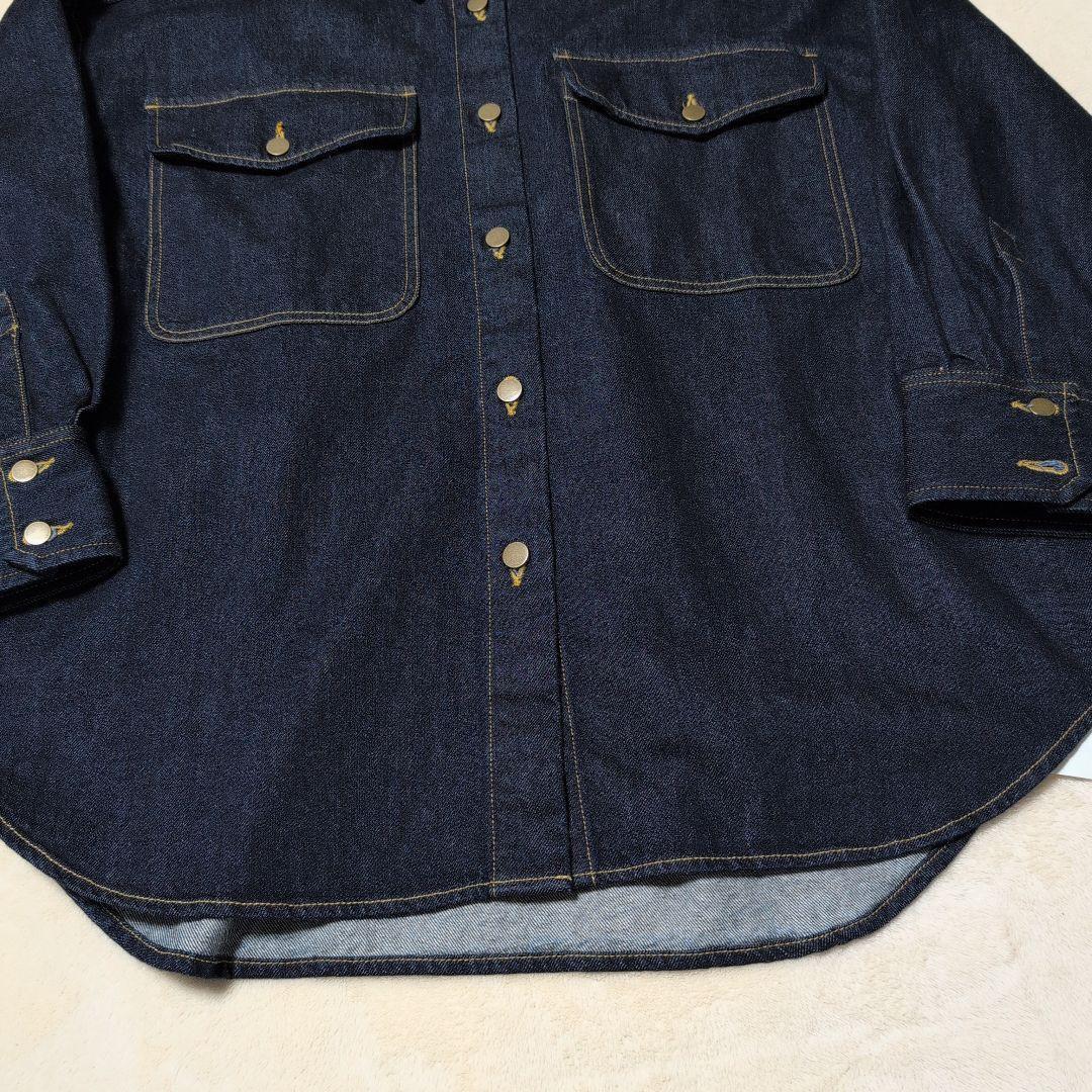 タグ付き　25AW　ジャーナルスタンダードレサージュ　オーバーサイズデニムシャツ