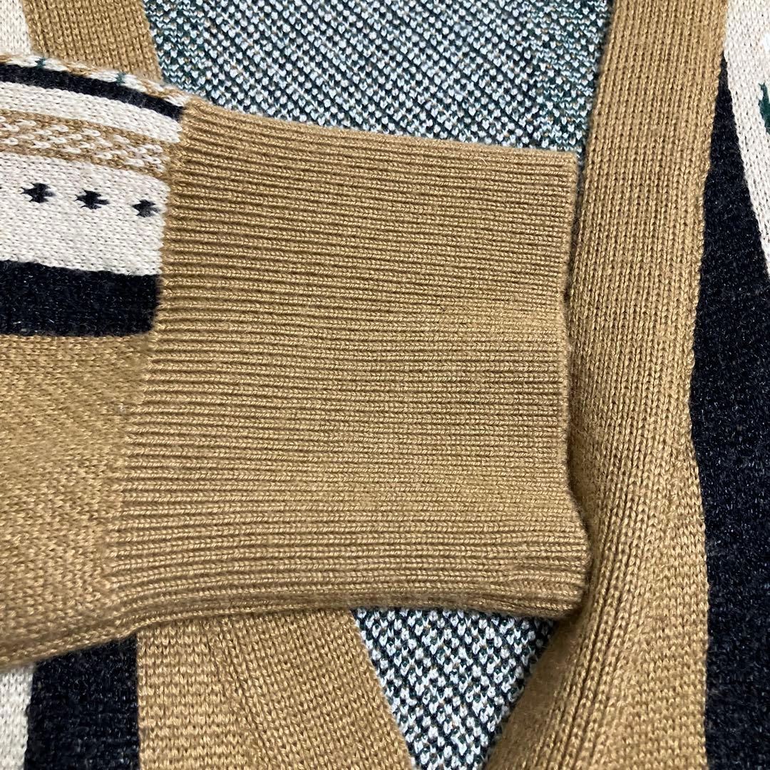 MURRAL ベージュ 長袖カーディガン　花柄