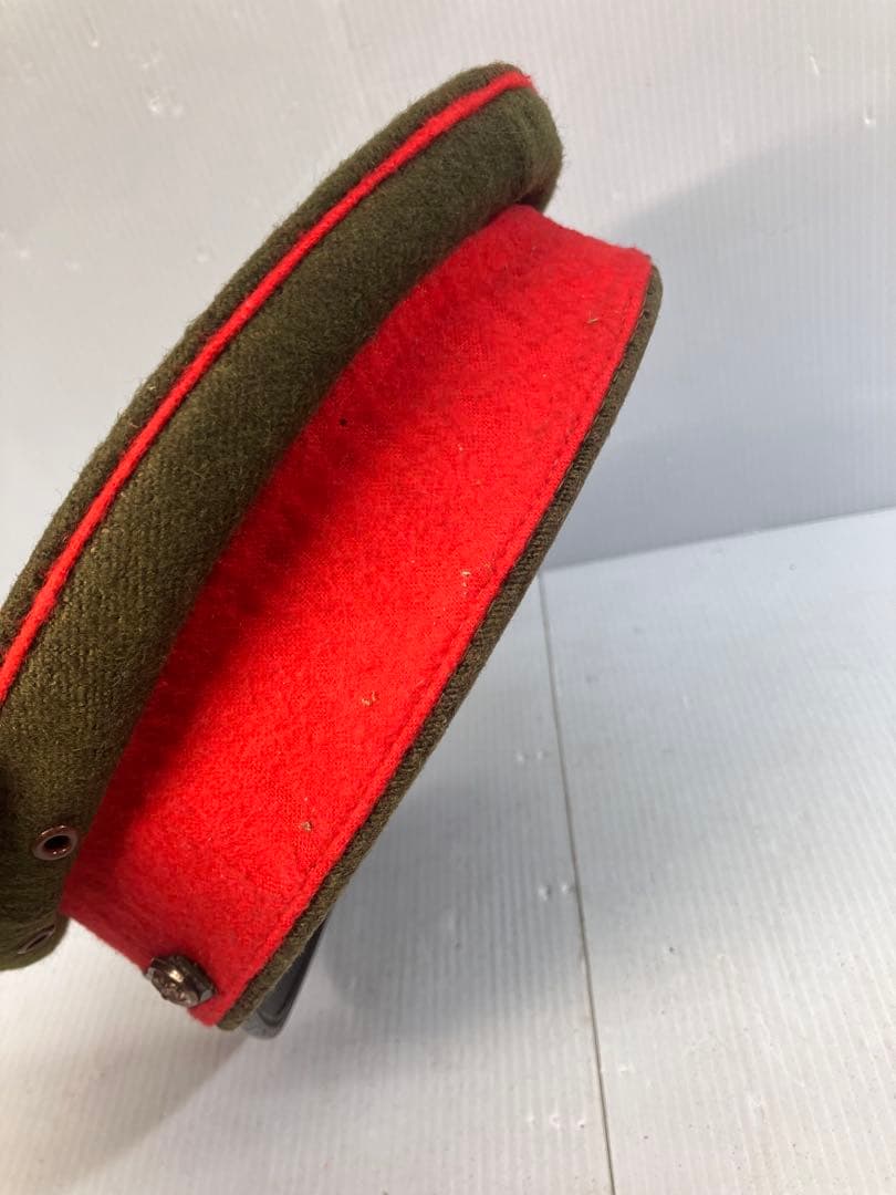 旧日本陸軍 将校用 軍帽 制帽 当時物風 コレクション品