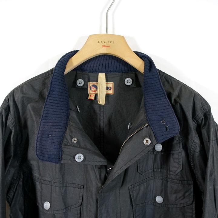 ★Sanchez★ナイジェルケーボン　オイルド　スタンドカラーロングコート