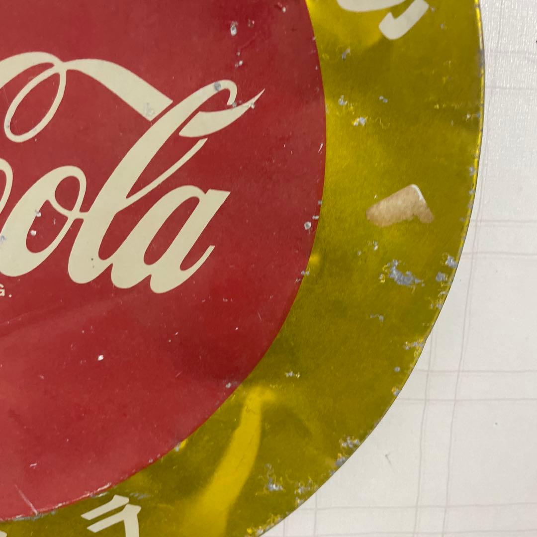 早い者勝ち　レトロ 70sコカコーラアルミ看板 /ヴィンテージブリキホーロー看板