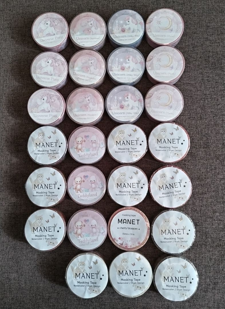 MANET マスキングテープ 27本セット 新品