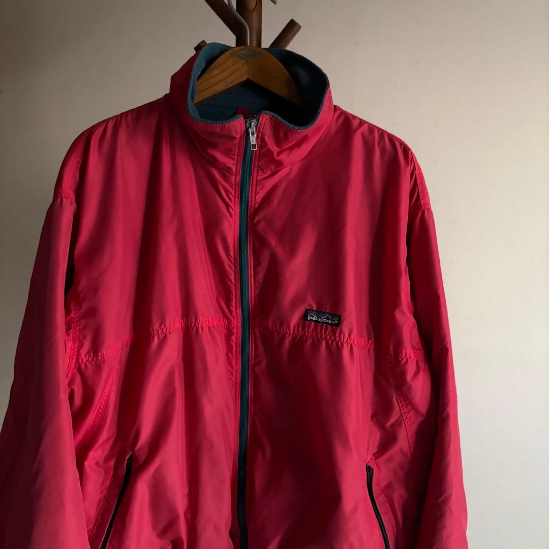 90S USA製　Patagonia シェルドキャプリーン　レッド