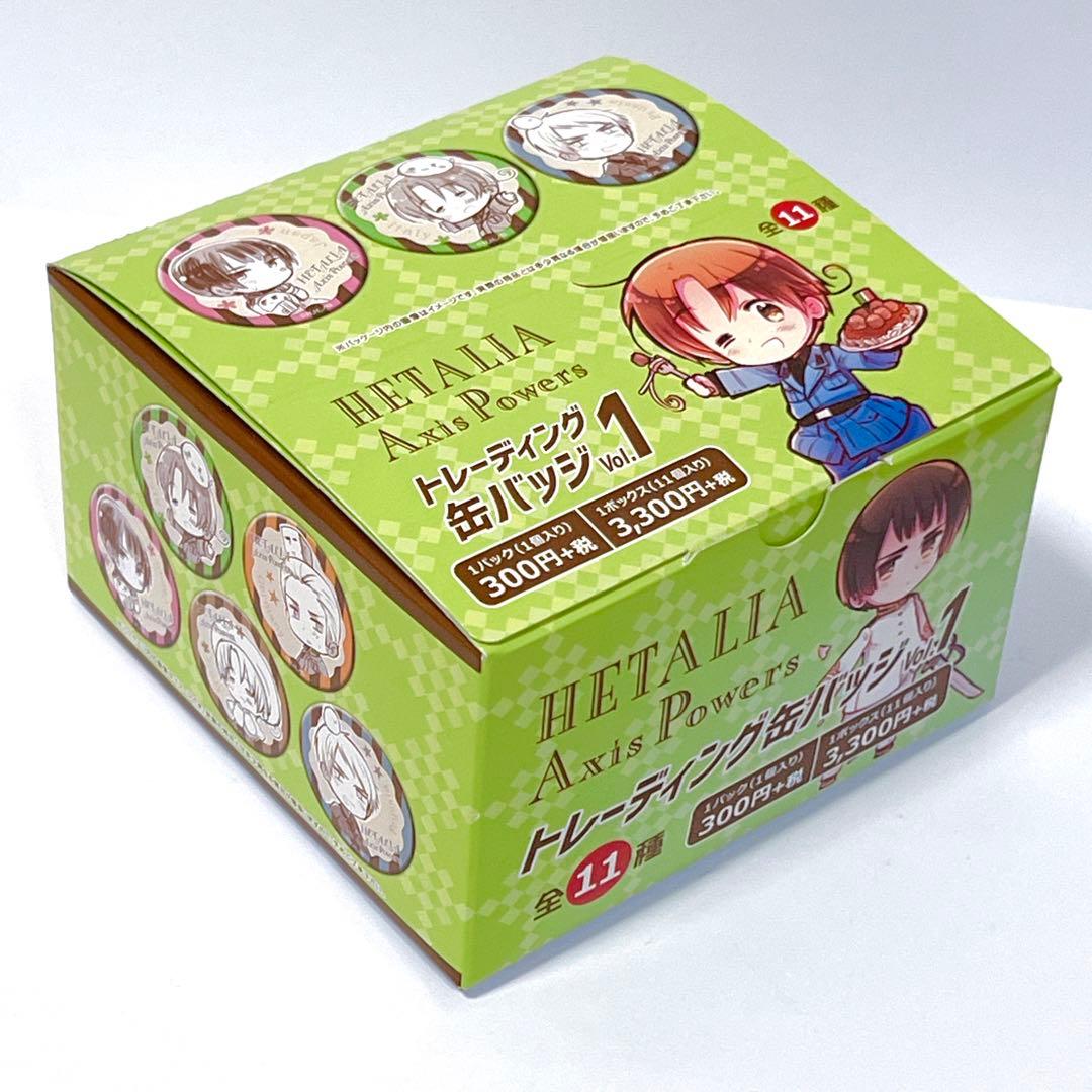 【BOX全11種】ヘタリア トレーディング缶バッジ コンプリートBOX カナリア