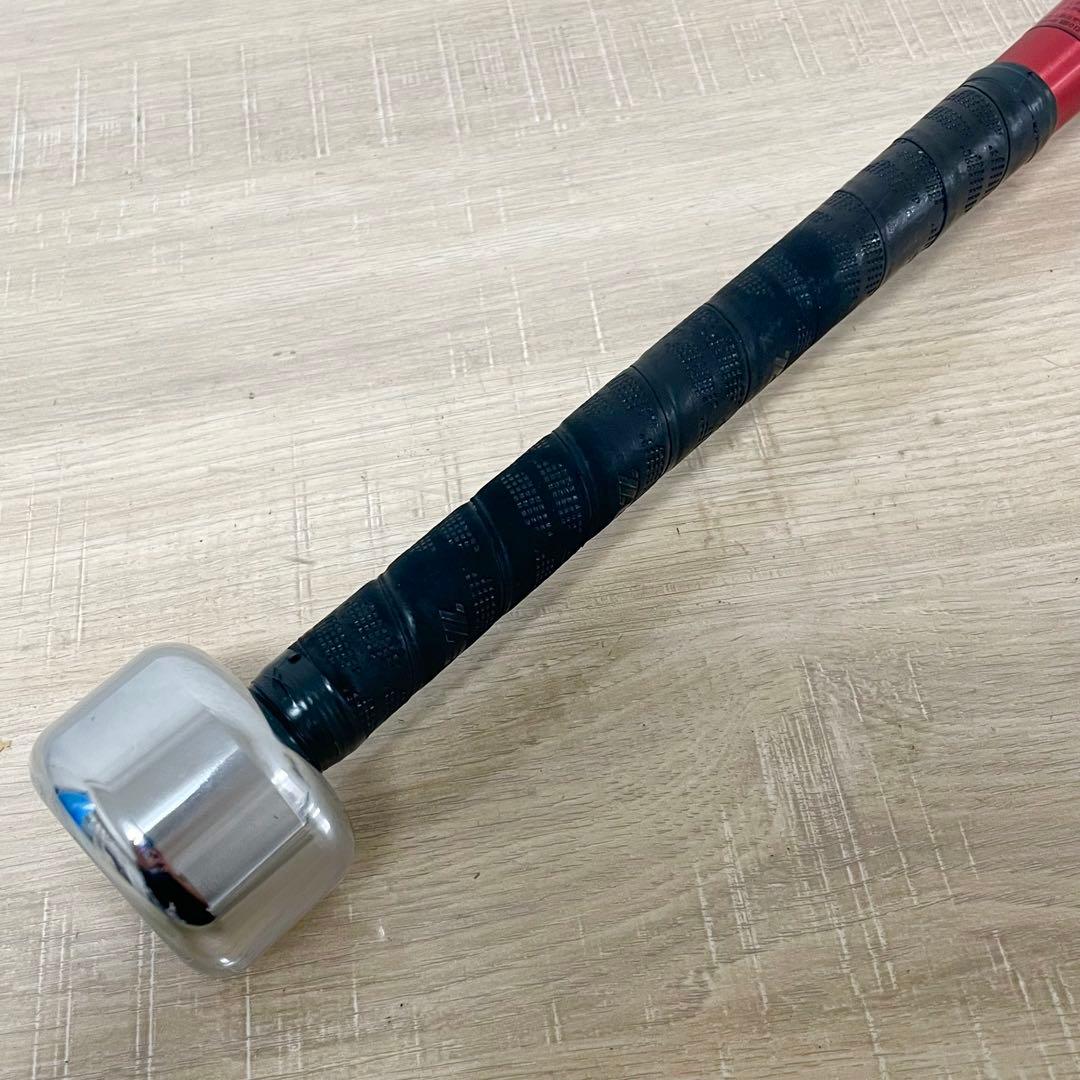 ゼット 野球 金属製 トレーニングバット 84cm レッド BTT10084