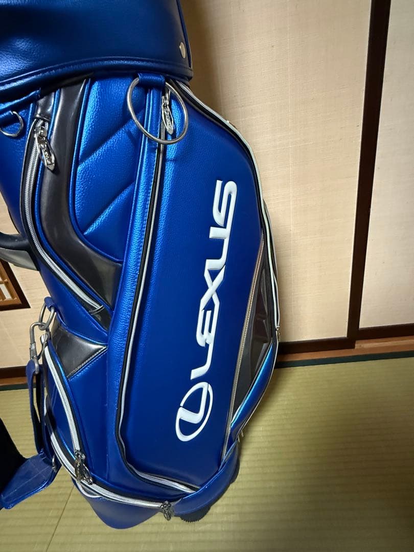 LEXUS キャディバッグ 青　レクサス　ヘッドカバー