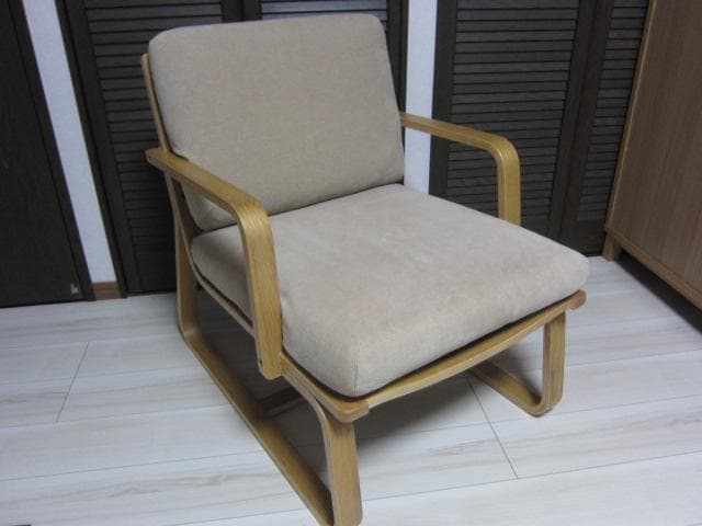 MUJI /無印良品　リビングでもダイニングでもつかえるソファチェア②