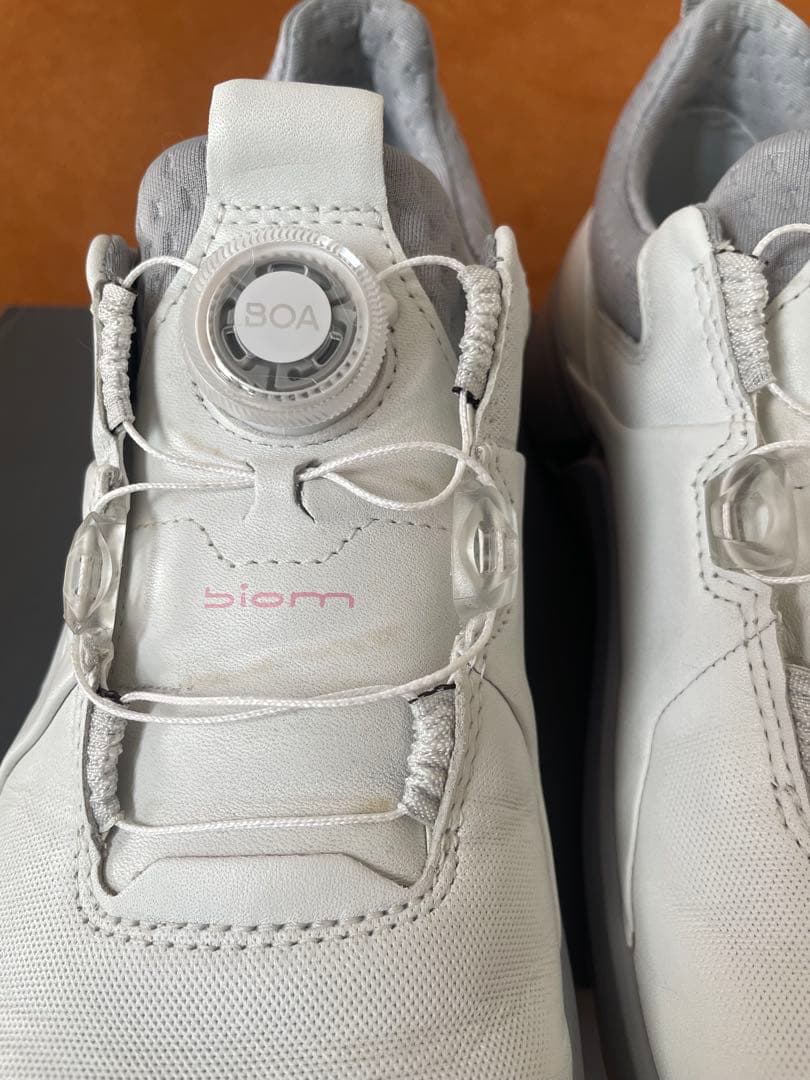 ECCO ゴルフシューズ 38 ホワイト