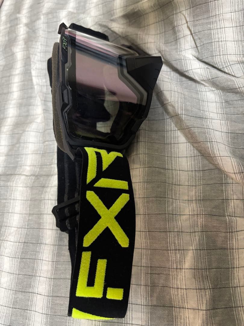 FXR ゴーグル 電熱　スノーモービルゴーグル