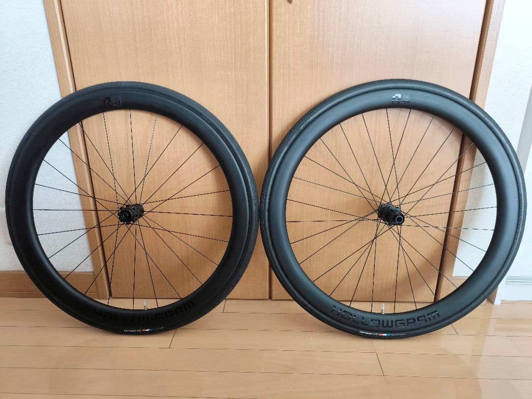 キャノンデール ホログラム R45 カーボン ホイール 前後セット(タイヤ付)