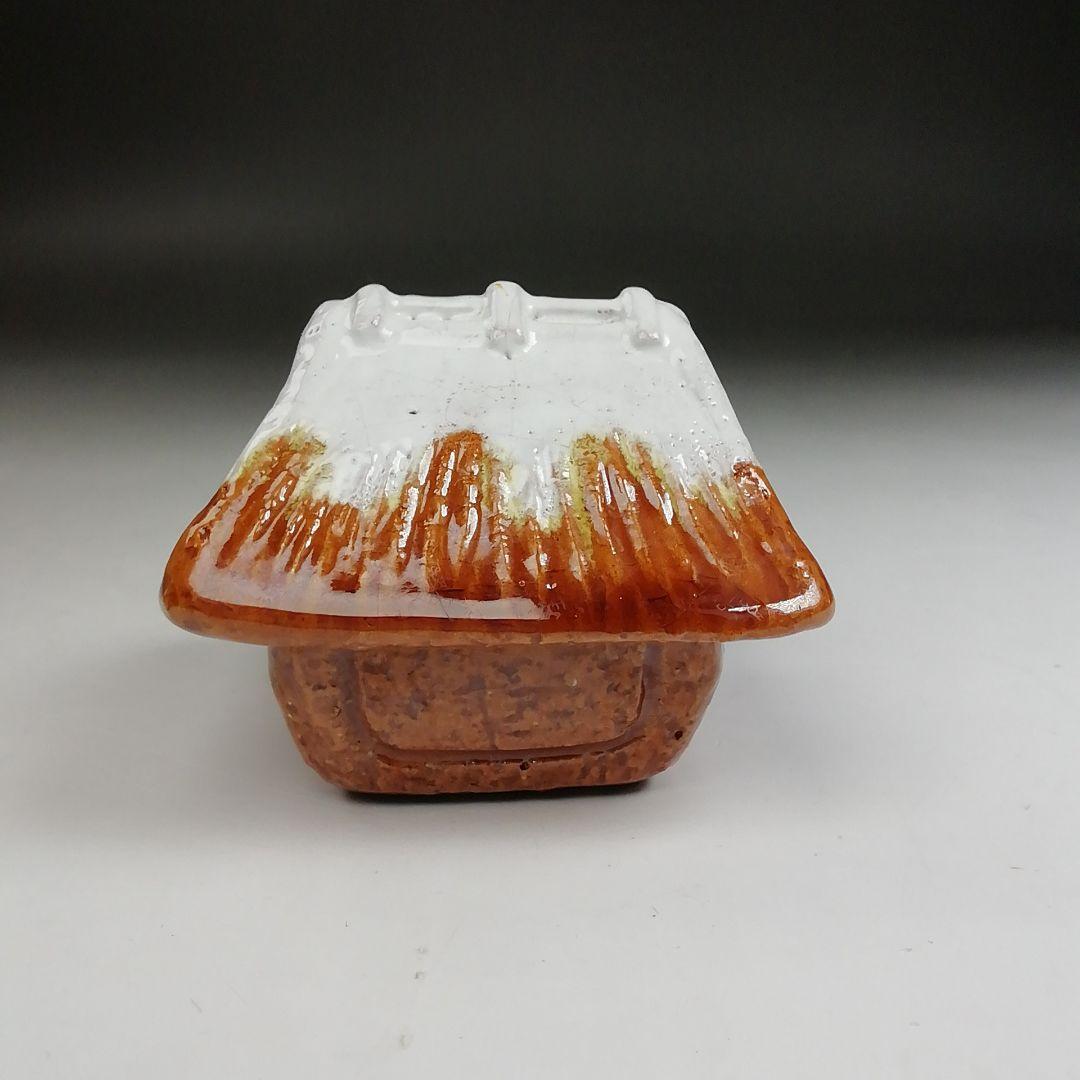 Ｔ９０２　香合　『くず屋　香合』『佐々木昭楽 造』　共箱　茶道具