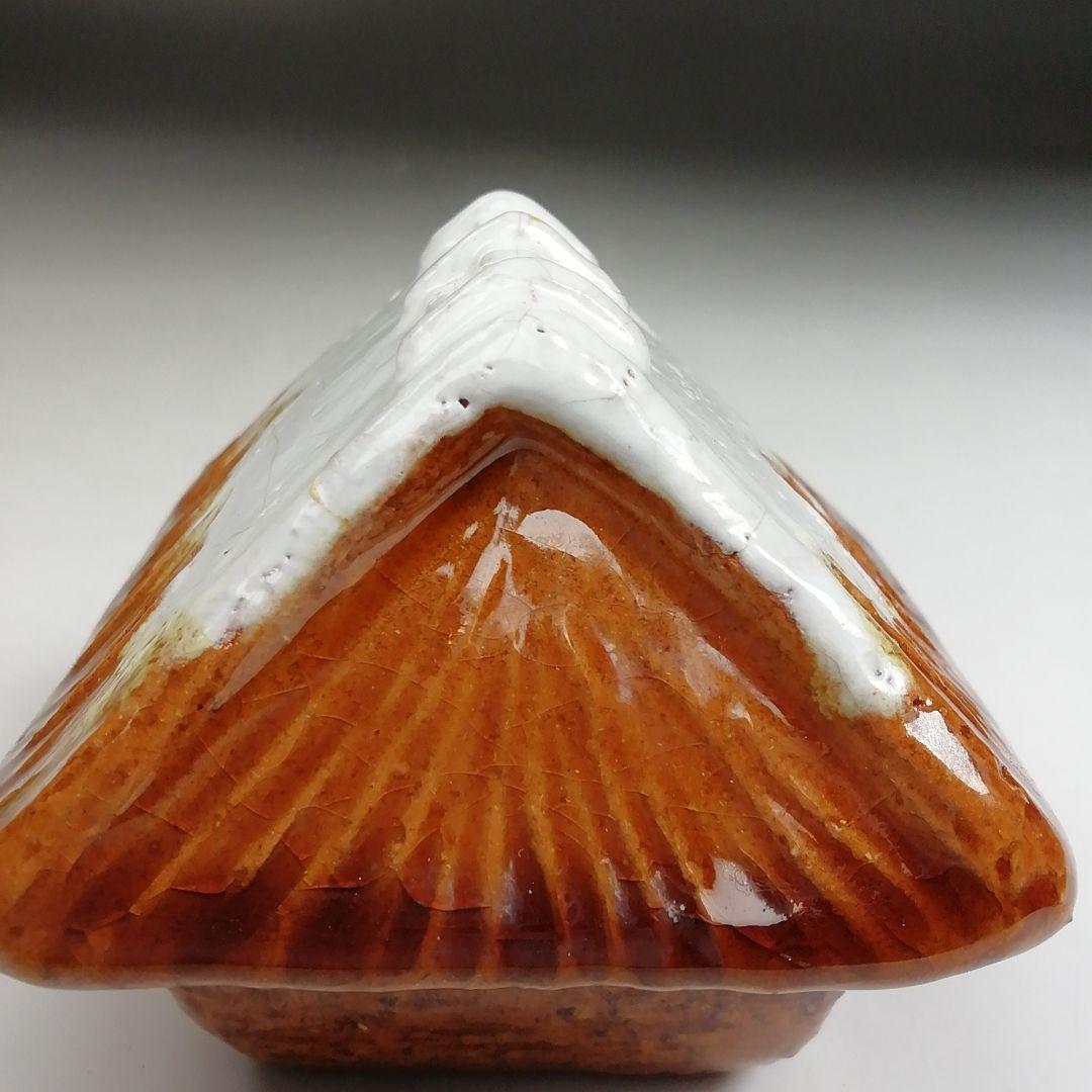 Ｔ９０２　香合　『くず屋　香合』『佐々木昭楽 造』　共箱　茶道具