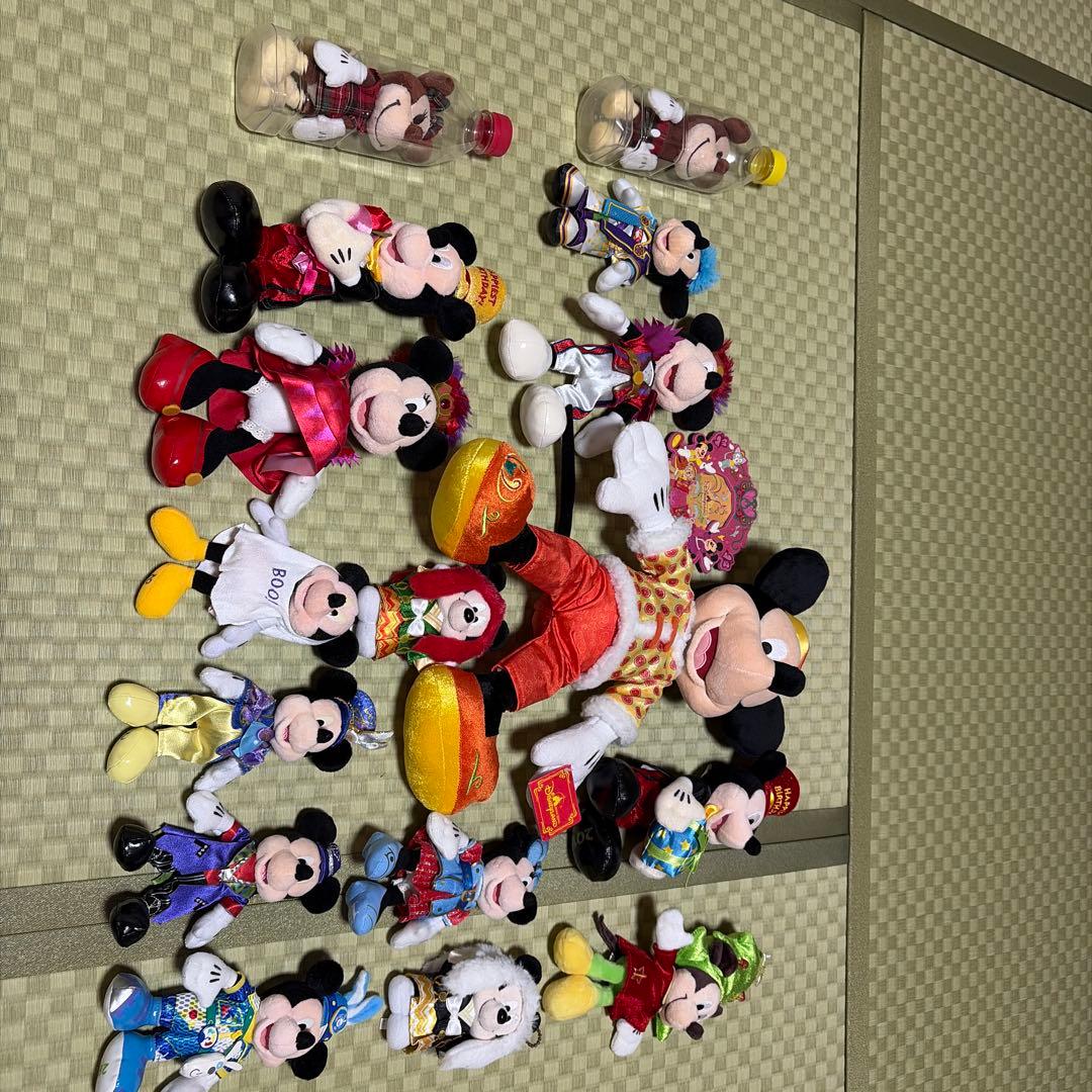 ディズニー　ミッキー　ミニー　ぬいぐるみ一式