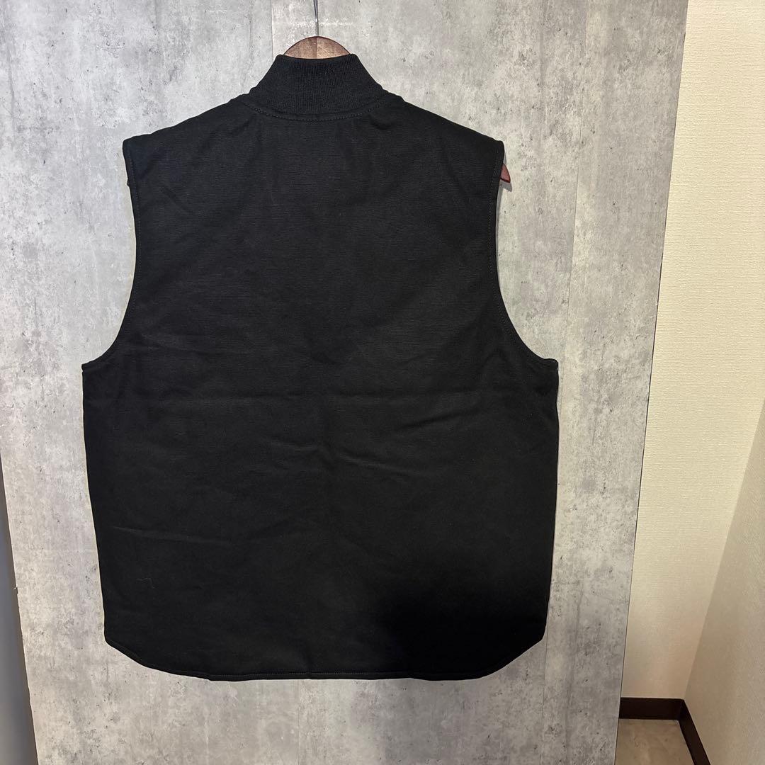 カーハート ダックベスト【黒】USED美品 Lsize