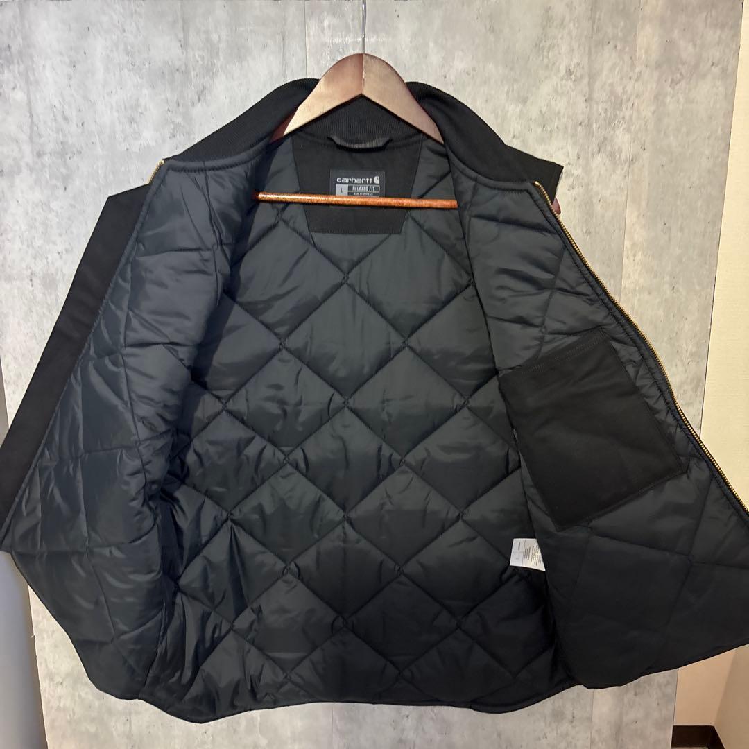 カーハート ダックベスト【黒】USED美品 Lsize