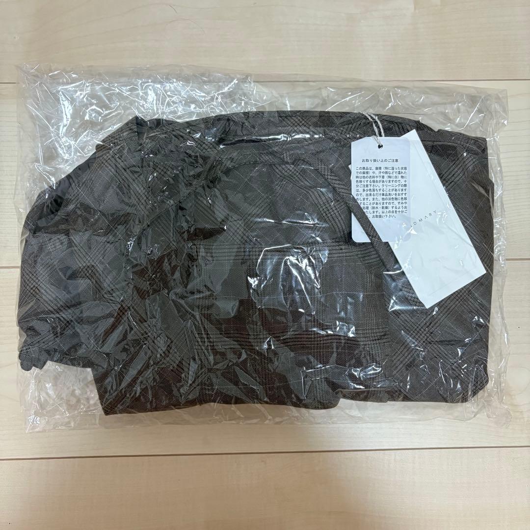 andmary Rojina ribbon dress brown アンドマリー