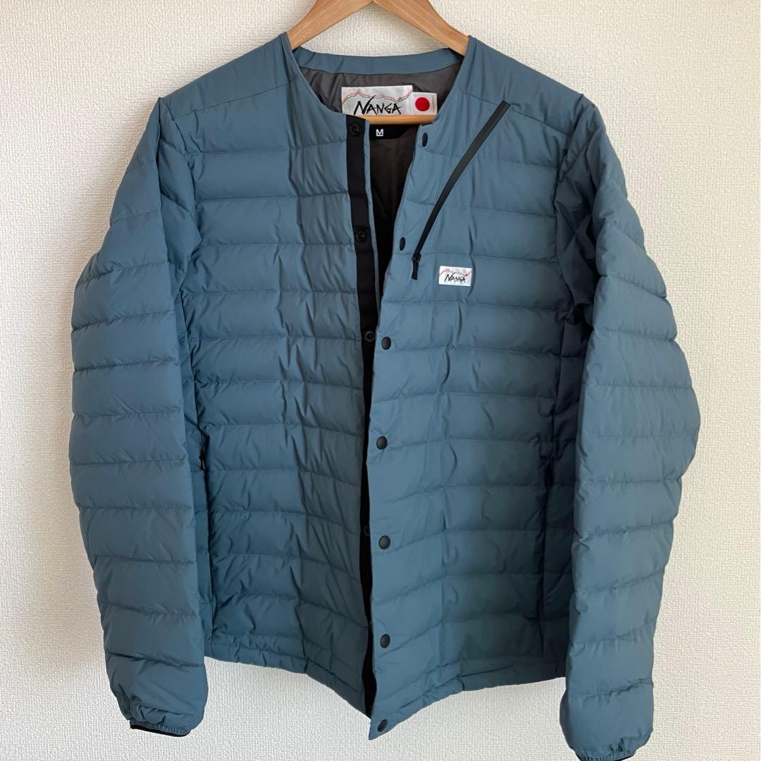 タキート　極美品　ナンガホワイトレーベル　ダウンカーディガンインナーダウン