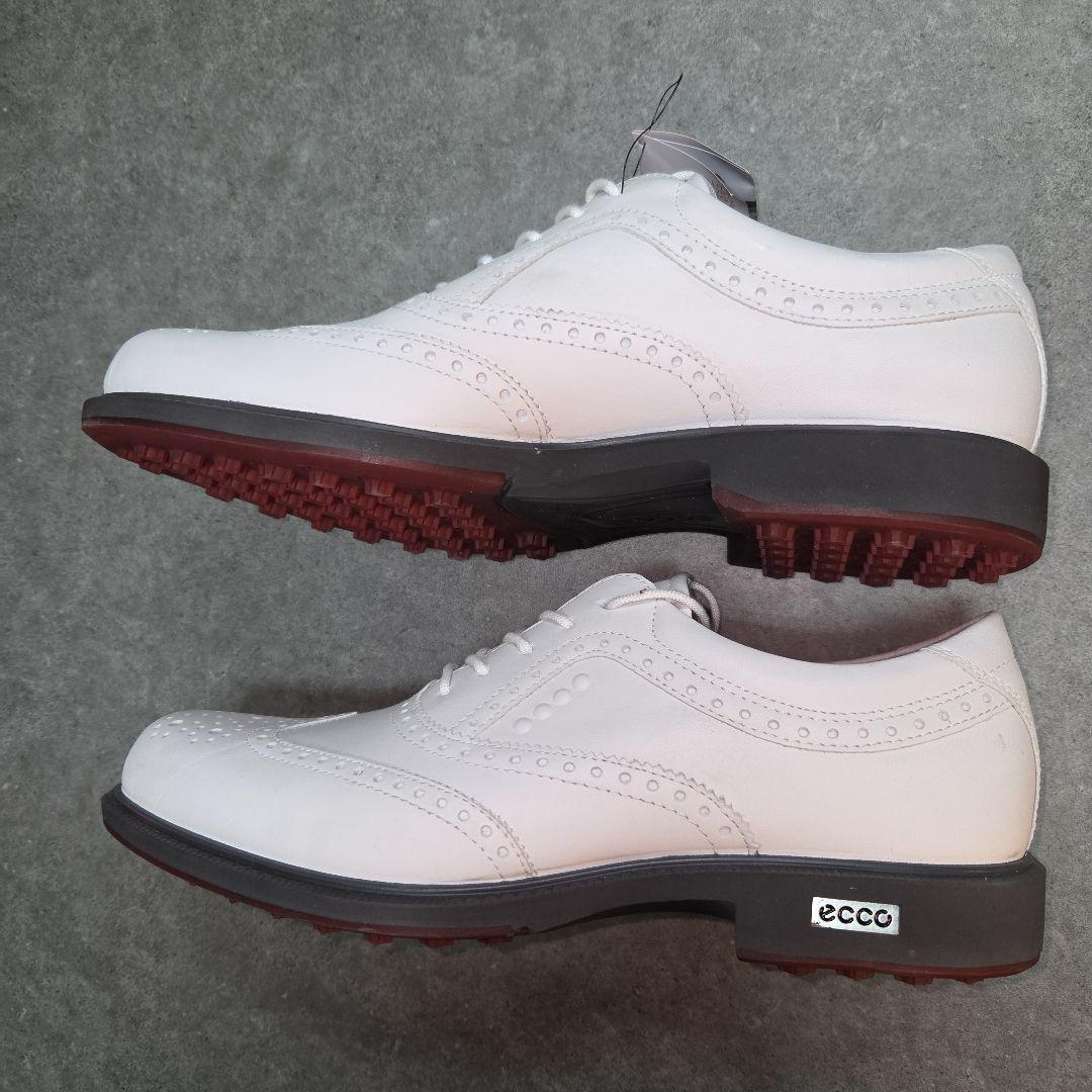 未使用！eccoエコー Tour Hybrid Wingtip ゴルフシューズ白