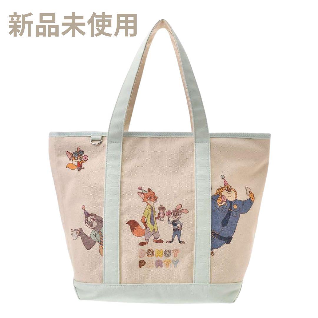 【新品未使用】ディズニーストア　ズートピア　トートバッグ　10周年