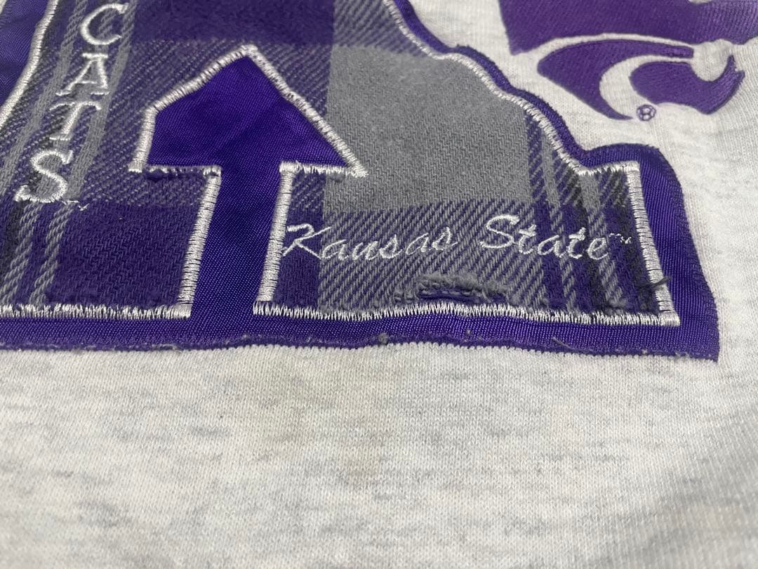 古着　Kansas State Wildcats スウェットシャツ12→9
