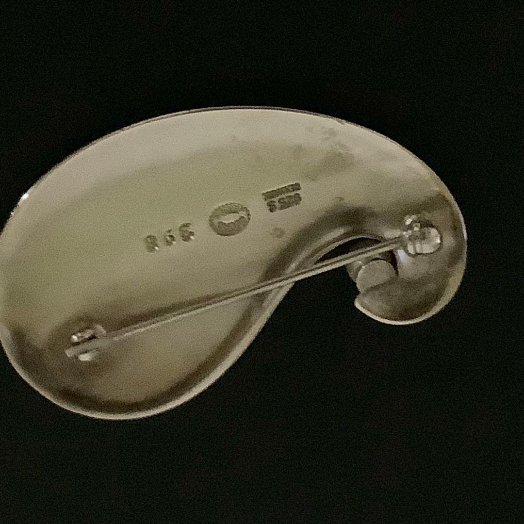 mint様用　ジョージ・ジェンセン　ブローチ　帯留にも　パールと銀