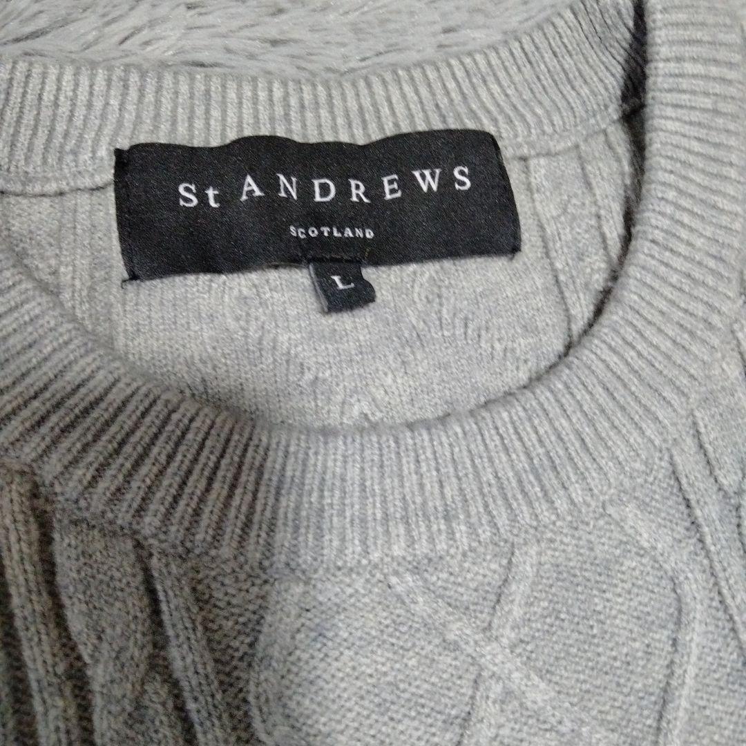 STANDREWS☆ニット/セーター☆L ゴルフ/スポーツ