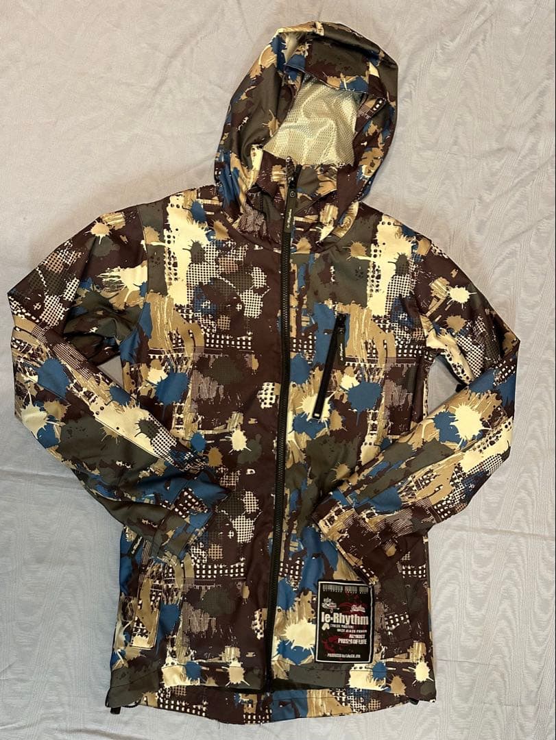 スノボ　ウェア 上下セット 迷彩×イエロー