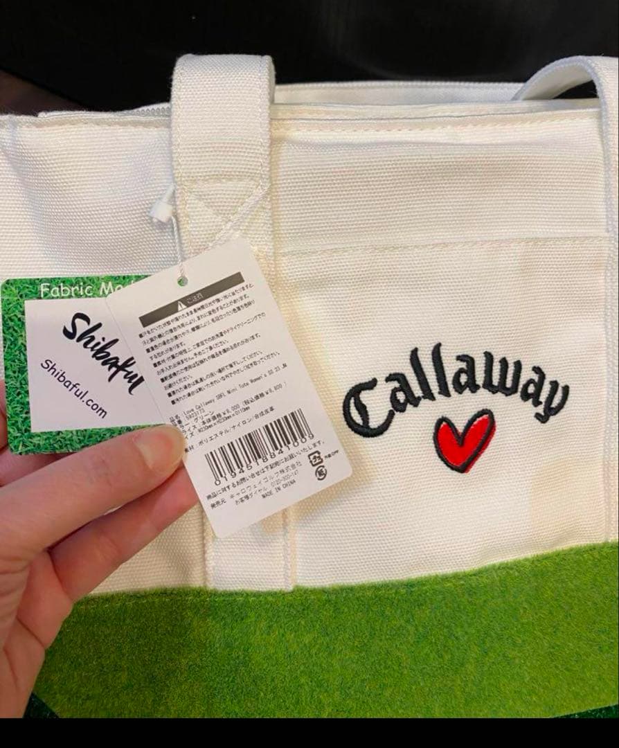 callaway ラブ キャロウェイ　ミニ トートバッグ　Shibaful