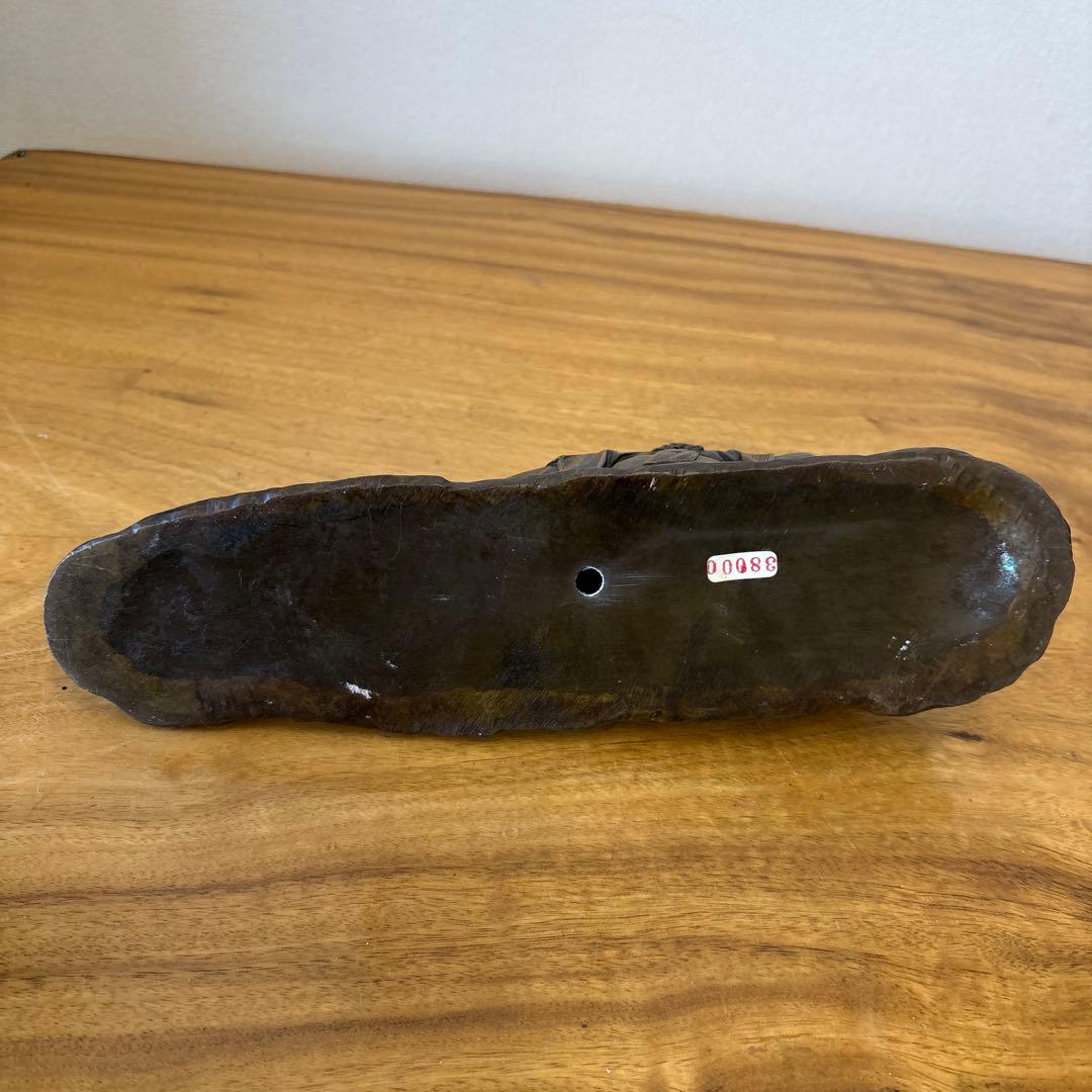 鹿　仙人　寿老人　置物　銅製インテリア