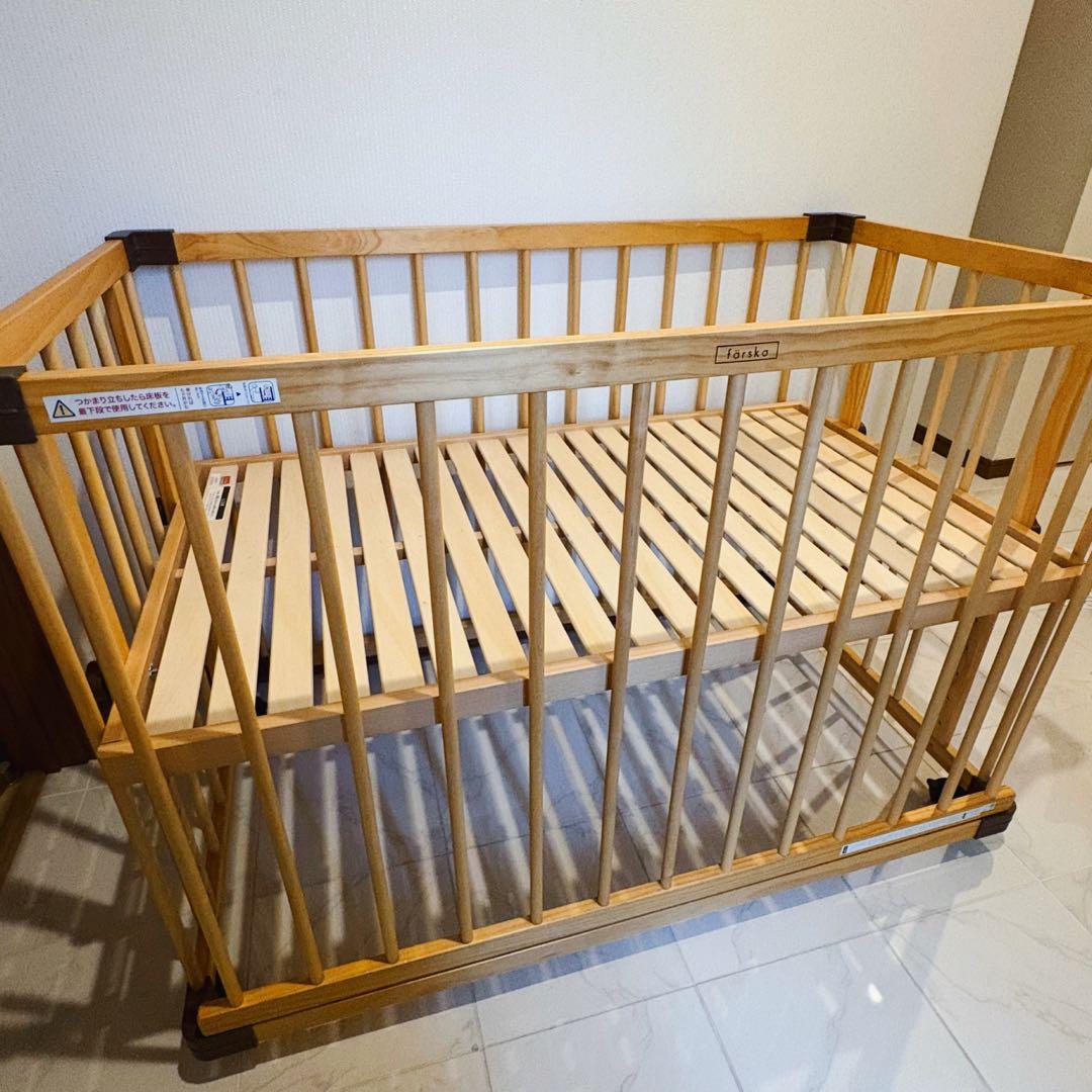 【♡送料込♡】ファルスカ ベビーベッド ベッドサイドベッド03⭐︎