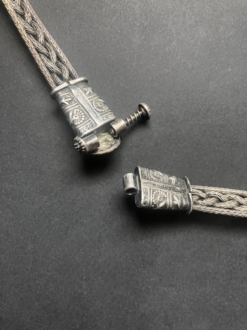 ベリーダンス　インド　ベルト　ヴィンテージ　アンティーク　オールドシルバー　銀製