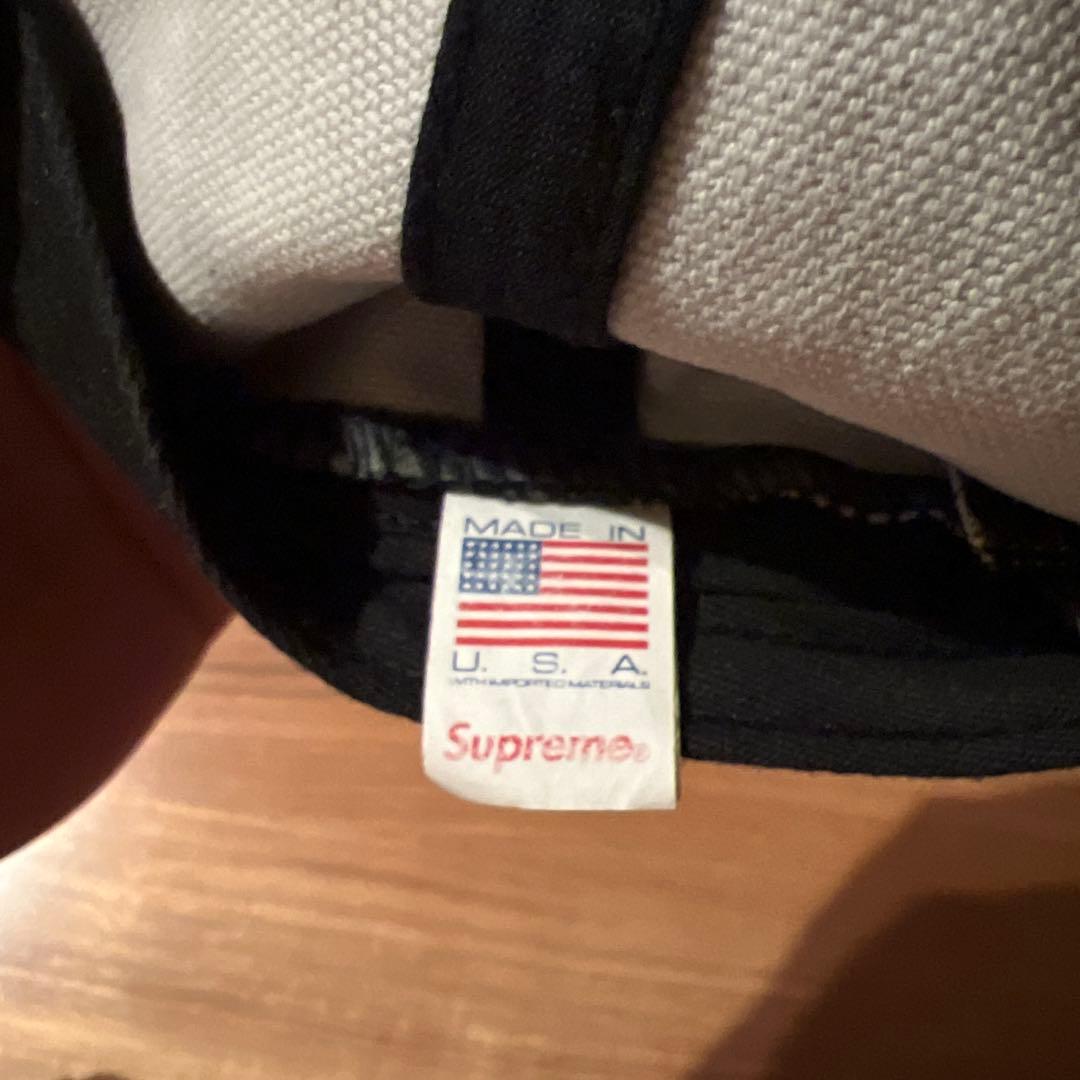 Supreme ブラック キャップ　sロゴ　今日まで