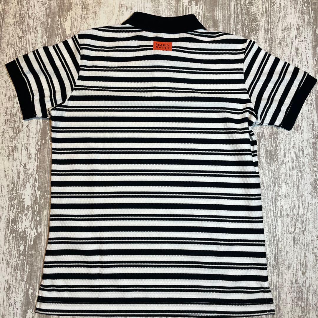 PEARLY GATES ゴルフウェア　ボーダー 半袖ポロシャツ サイズ4