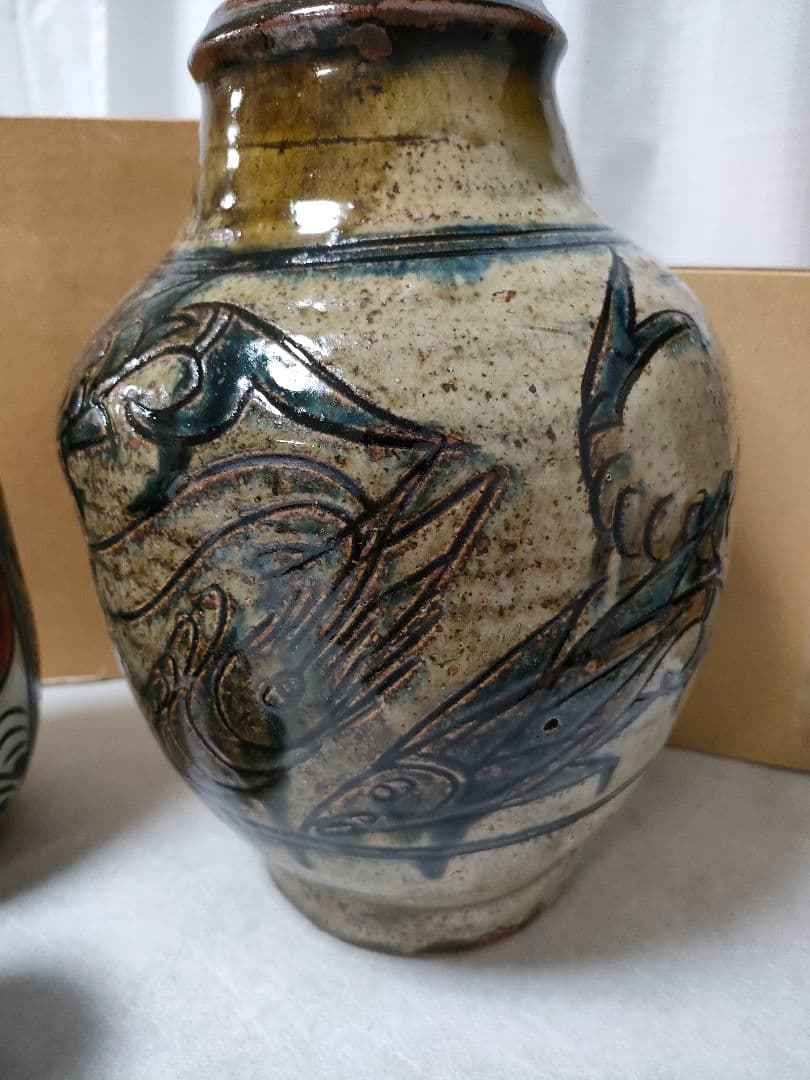 やちむん　金城次郎、裕三　宮城智　新垣勲　魚紋　まとめてセット　縁起物