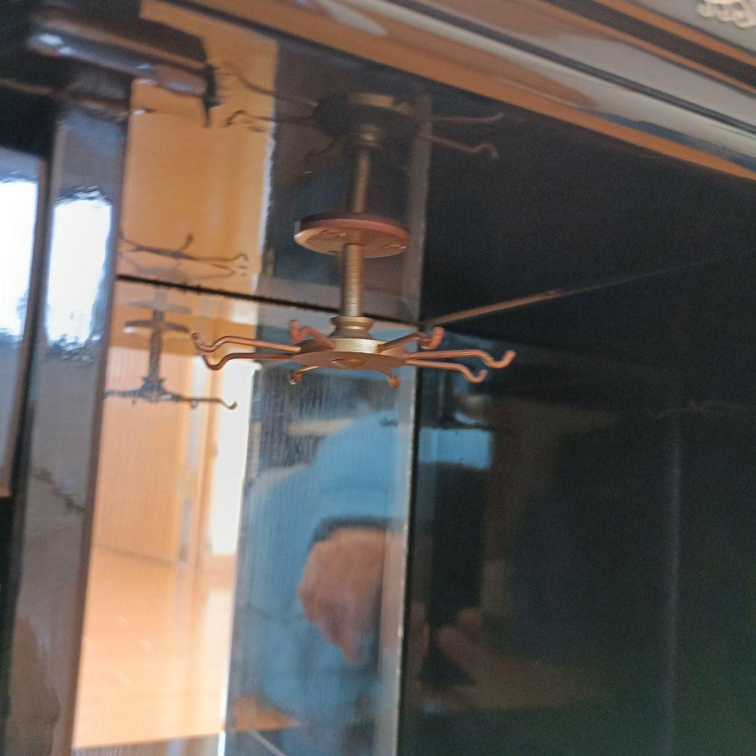 【訳あり】韓国伝統工芸 螺鈿細工 小箪笥 鳳凰・鶴・亀金具 卓上キャビネット