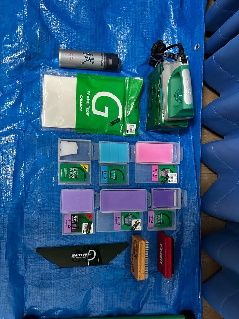 GALLIUM スタンドスノーボードメンテナンスセット ワックス未使用品あり