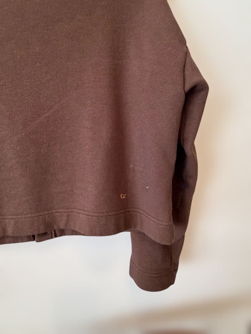 45r ブラウン カーディガン