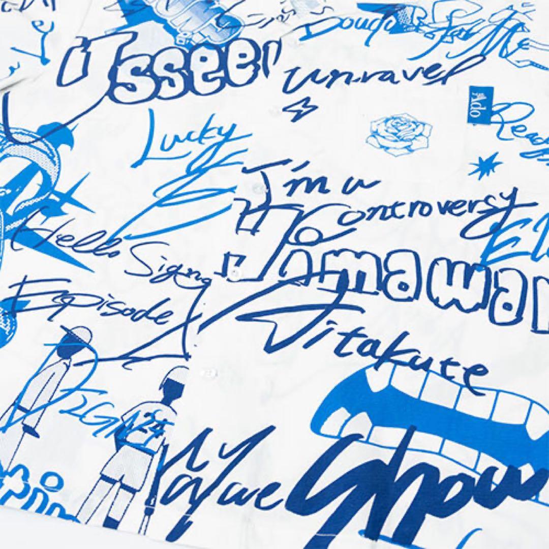 XXLサイズ Ado 5周年 POPUP 限定 オープンカラーシャツ 新品　記念