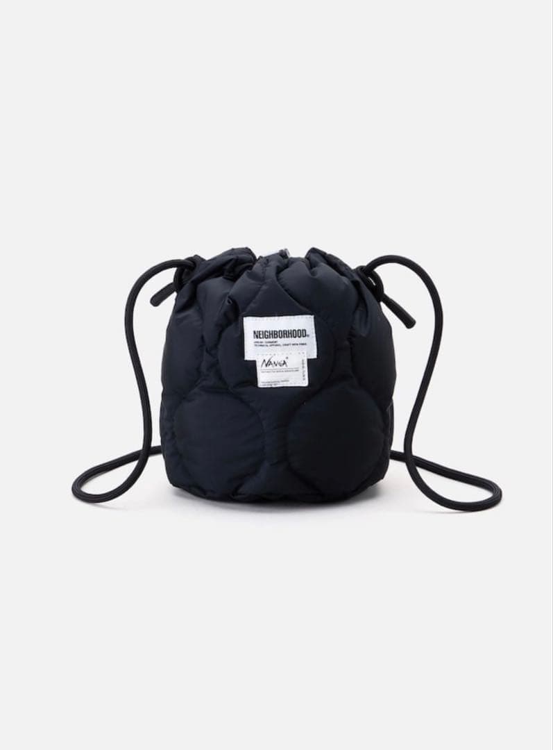 バッグ NH X NANGA . DOWN DRAWSTRING BAG / BLACK
