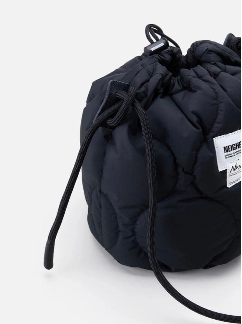 バッグ NH X NANGA . DOWN DRAWSTRING BAG / BLACK