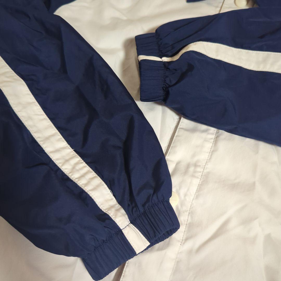 00s　ナイキ　トレーニングフェア　上下　XL　ジャージ　バスケ　部活　白　紺