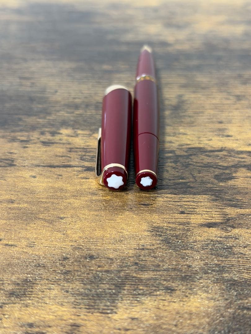 筆記確認＆洗浄済　1960年代　12 ボルドー　モンブラン　万年筆 18金　F