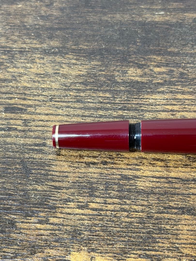 筆記確認＆洗浄済　1960年代　12 ボルドー　モンブラン　万年筆 18金　F