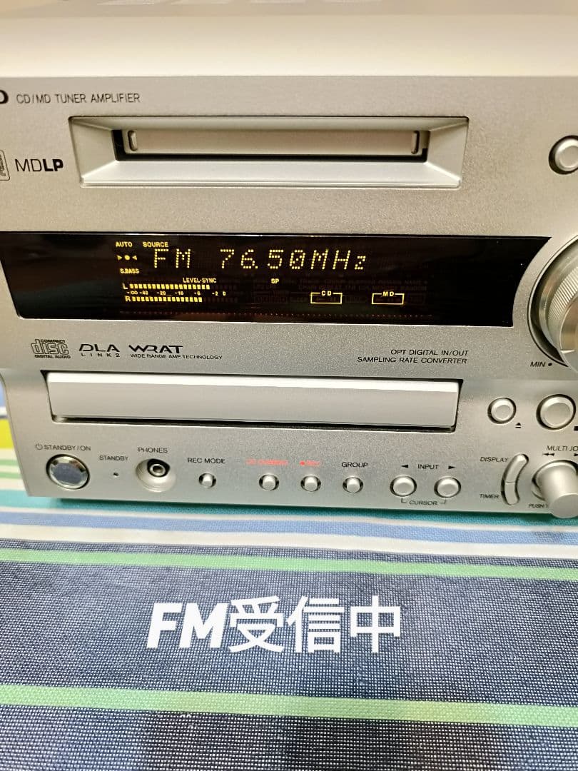 ONKYO FR-X9A CD/MD FM/AM 整備済完動品 リモコン付 美品