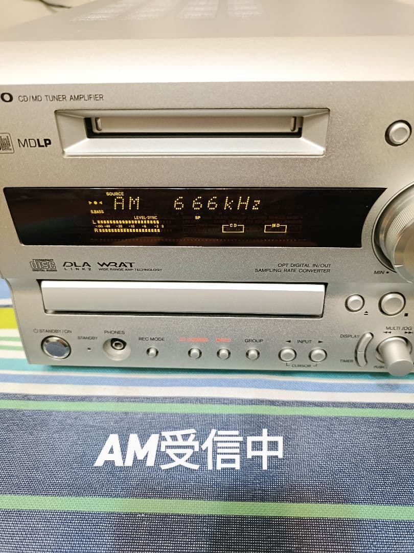 ONKYO FR-X9A CD/MD FM/AM 整備済完動品 リモコン付 美品