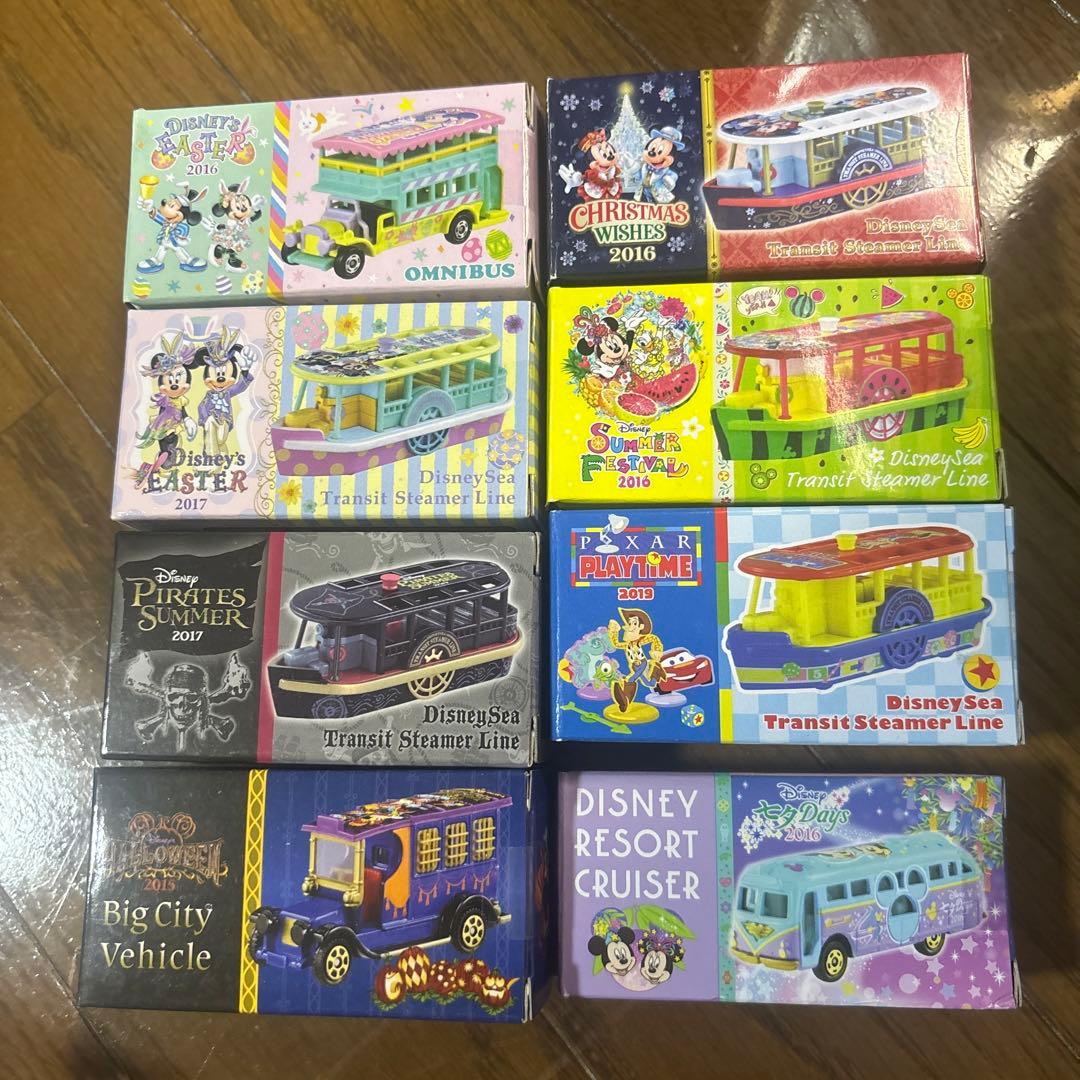 ディズニー　トミカ　スチーマーライン　クルーザー　オムニバスなど