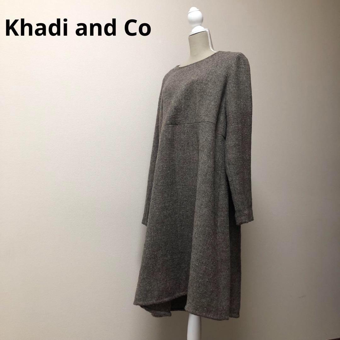 カディアンドコー★Khadi and Co★ワンピース★Aライン★ハンドメイド