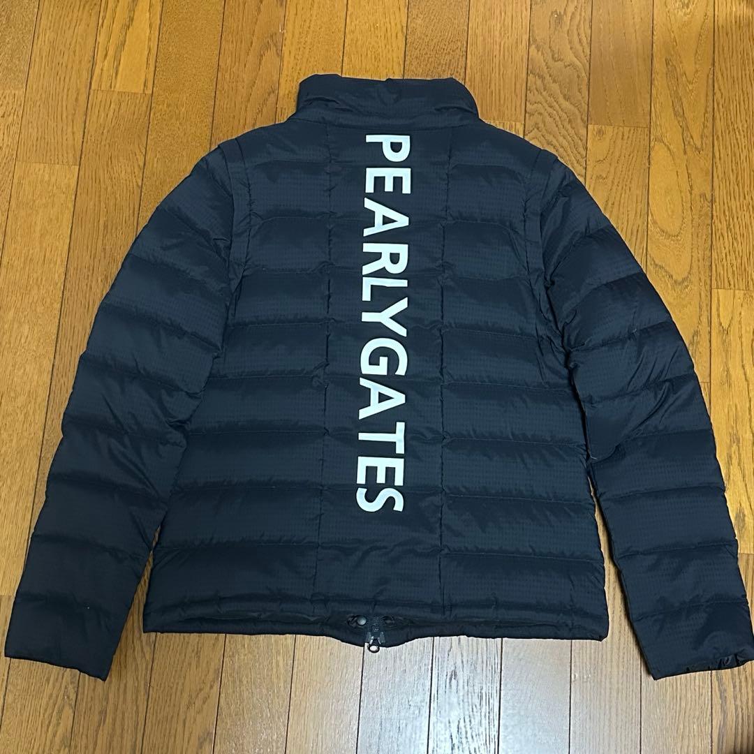 【ほぼ新品同様】パーリーゲイツ　ダウンジャケット　ブラック サイズ1