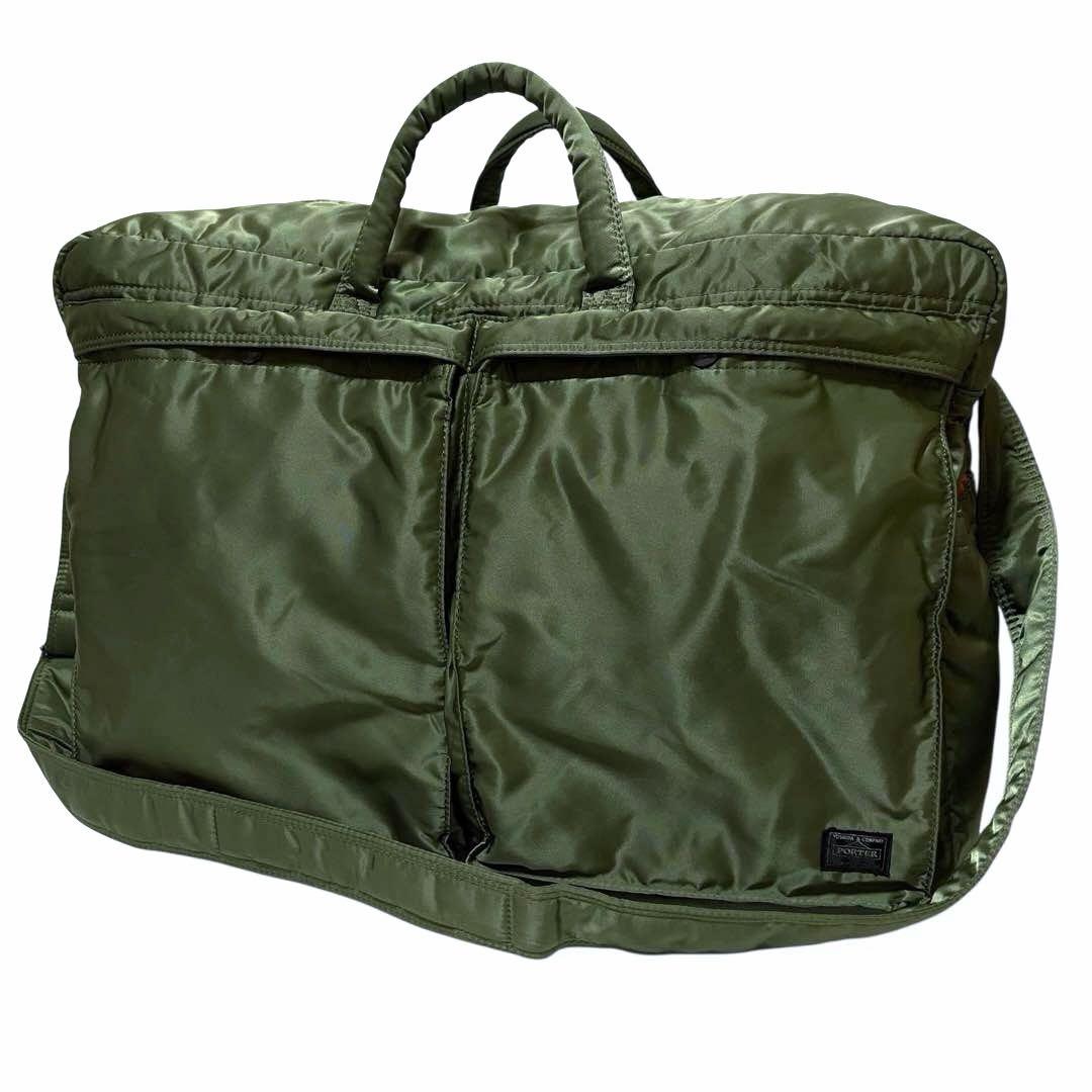 超美品✨希少 ポータータンカー ボストンバッグL ショルダーバッグ 大容量セージ